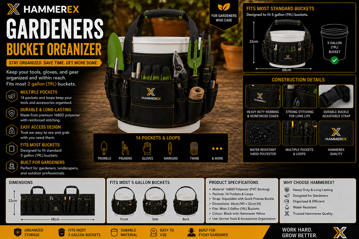 Gardeners Bucket Organizer