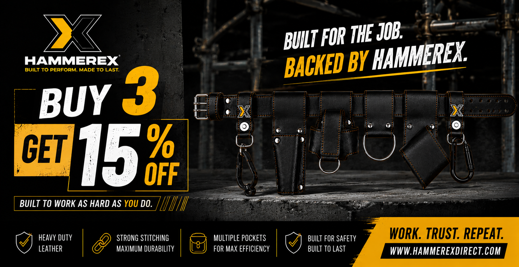 Buy 3 Scaff4 belts and save 15%