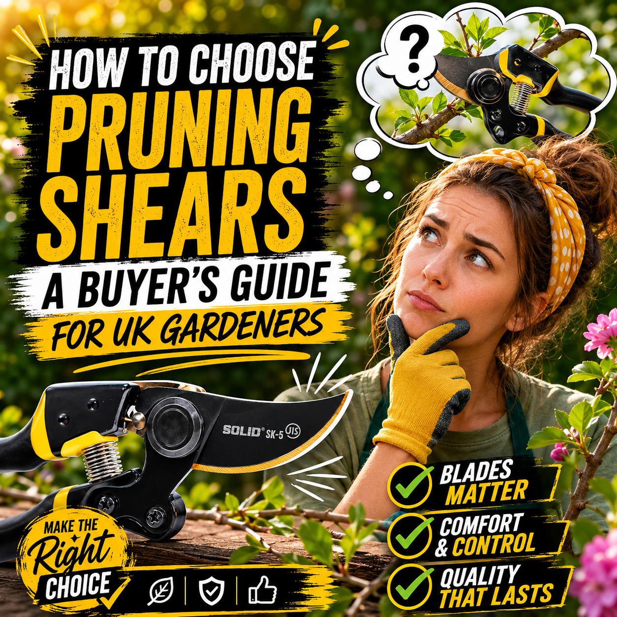 How to choose pruning shears (a buyer's guide for UK gardeners)