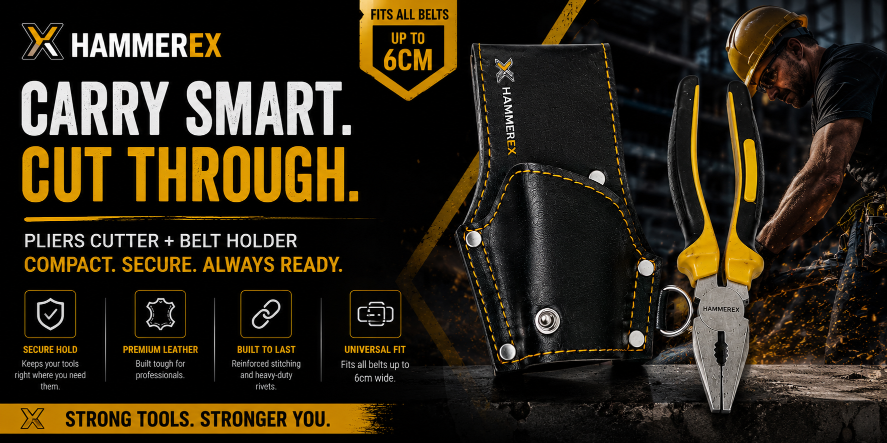 Hammerex Pliers Belt Holder — banner 2