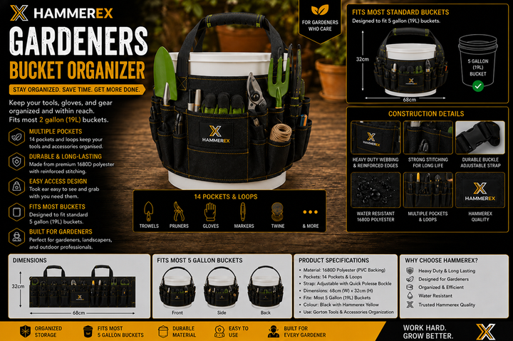 Gardeners Bucket Organizer