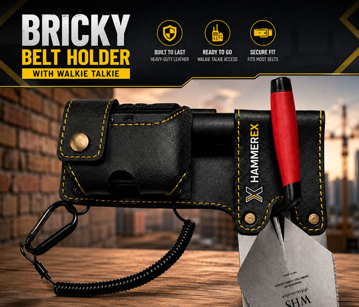 BRICKY Magnet Trowel Station + Walkie Talkie Deck
