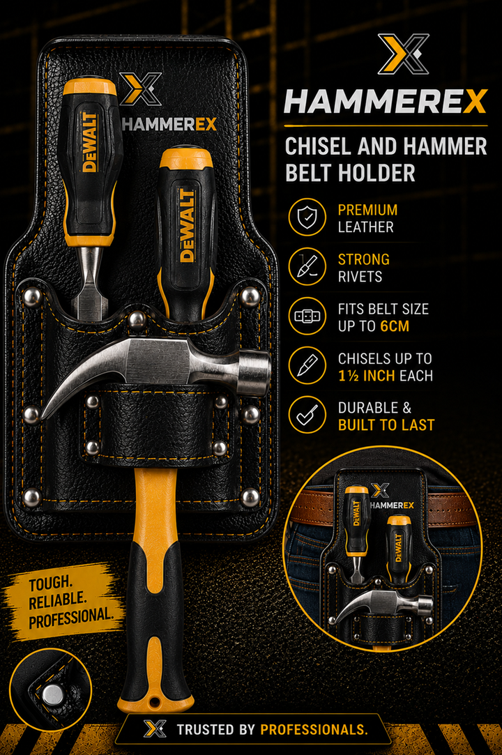 Hammerex Wood Chisel And Hammer Holder