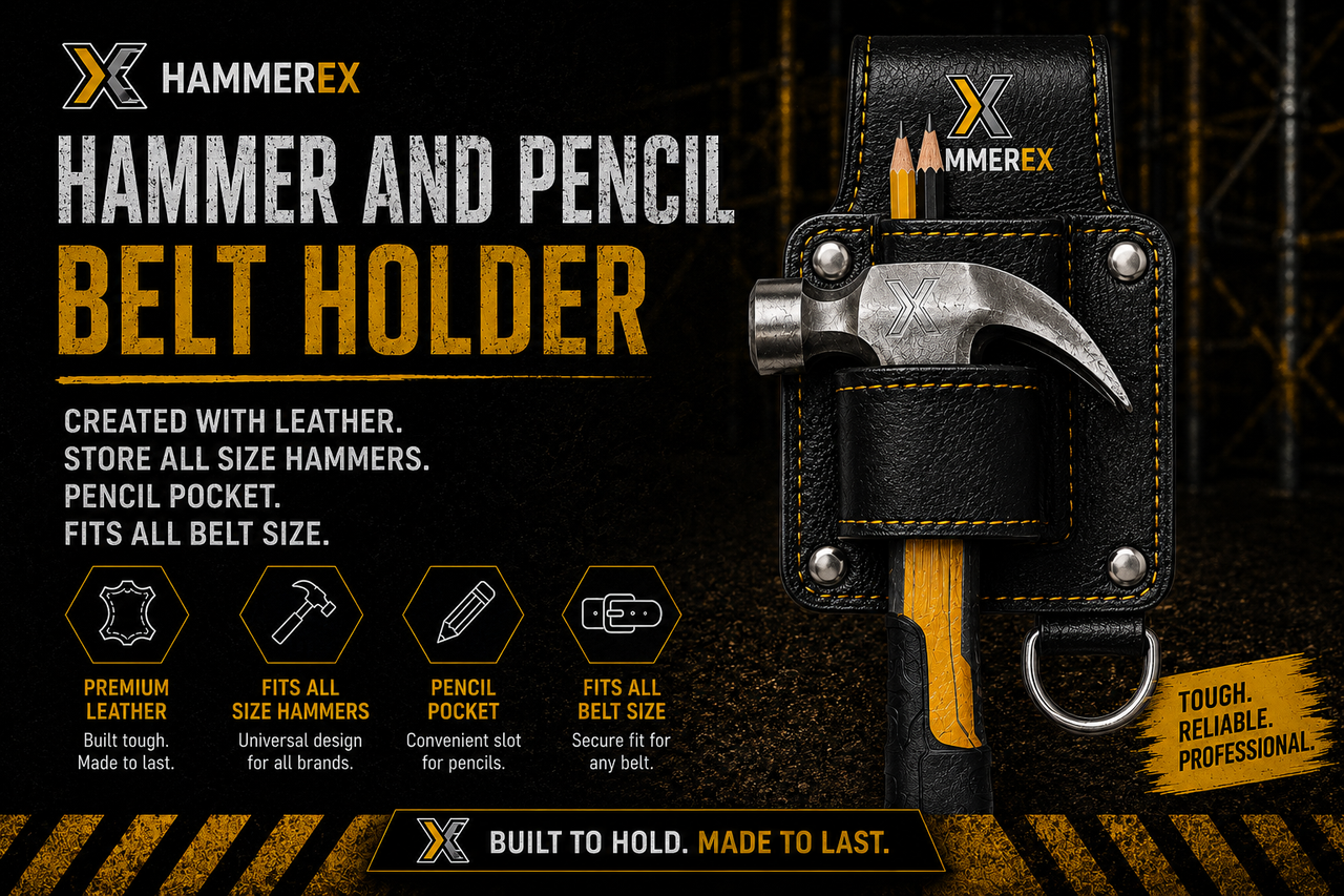 Hammerex Hammer & Pencil Belt Holder