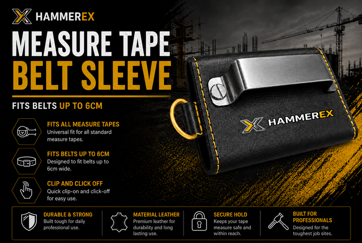 Hammerex Measure Tape Belt Holder Slider