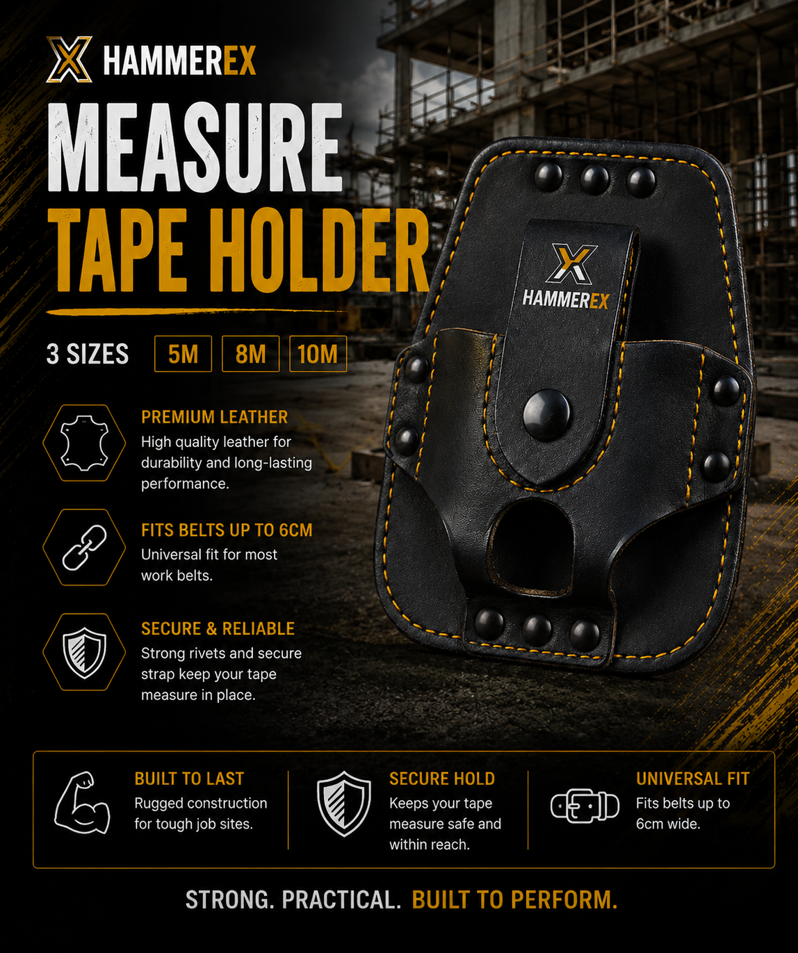 Hammerex Measure Tape Pro Holder