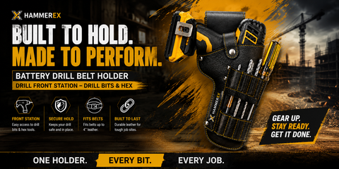 Hammerex Battery Drill Belt Holder