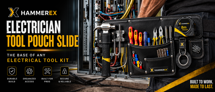Electrician Single Pouch Belt Slide