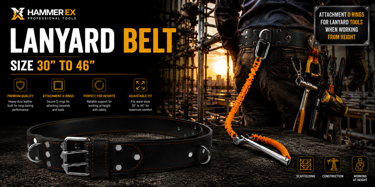Hammerex Heavy Duty Lanyard Safety Belt