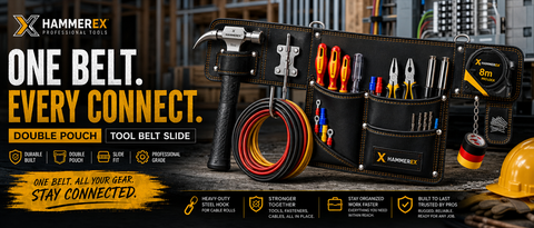 Electrician Double Pouch Belt Slide