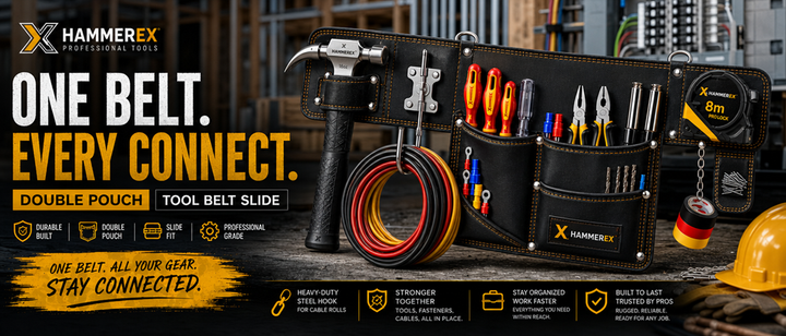 Electrician Double Pouch Belt Slide