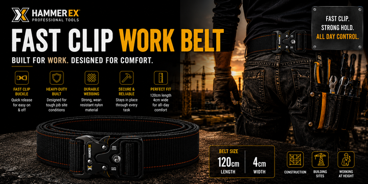 Hammerex Fast Clip Work Belt