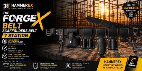 HAMMEREX ForgeX™ 7 Station Scaffolder's Belt
