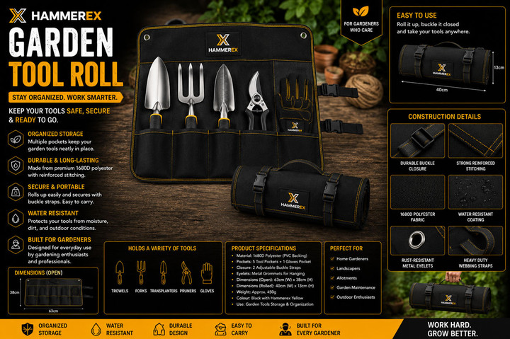 Hammerex Garden Tool Roll