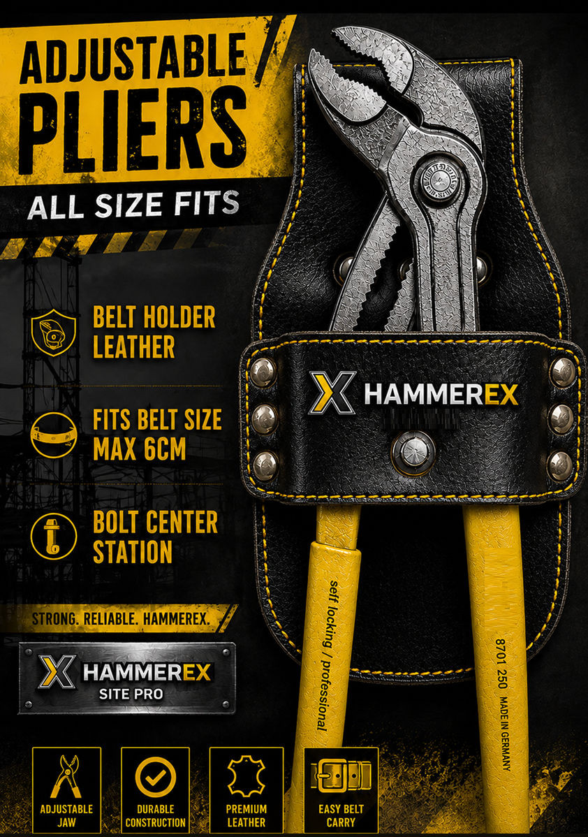 Hammerex SITE PRO Adjustable Pliers Belt Holder